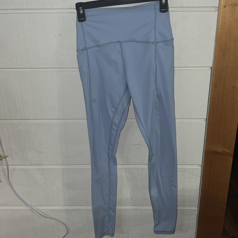Powder Blue High-Waist Athletic Leggings - Picture 2 of 4
